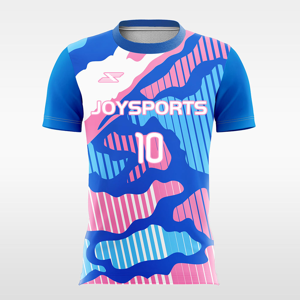 Dreams-Bubbles-Customized Men's Sublimated Football Jersey