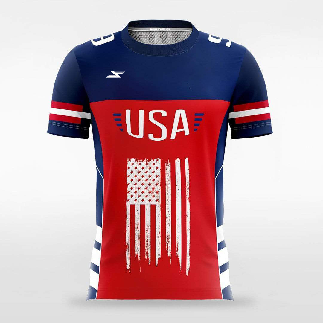 Steel Man - Customized Men's Sublimated Football Jersey