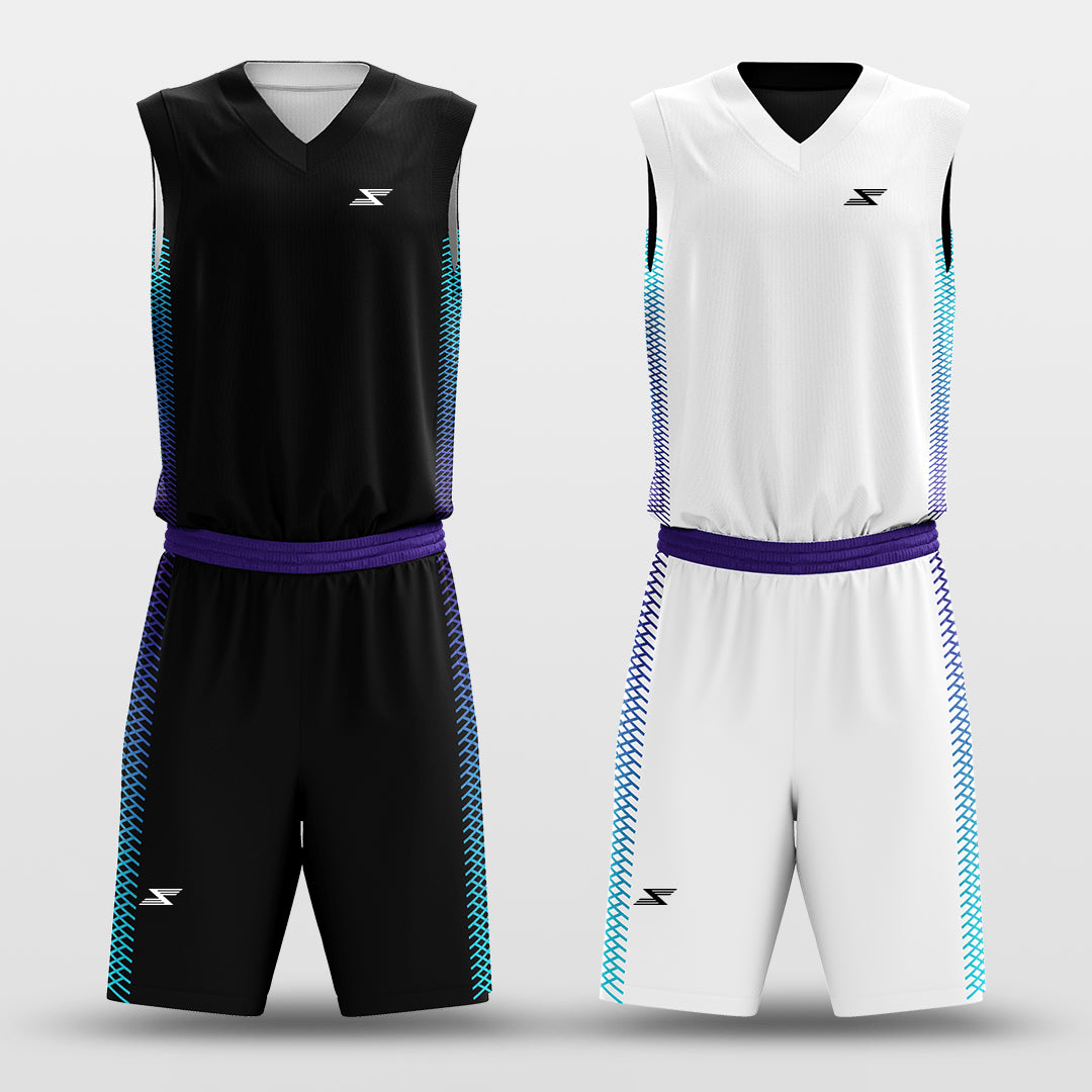 Grid - Customized Reversible Sublimated Basketball Set
