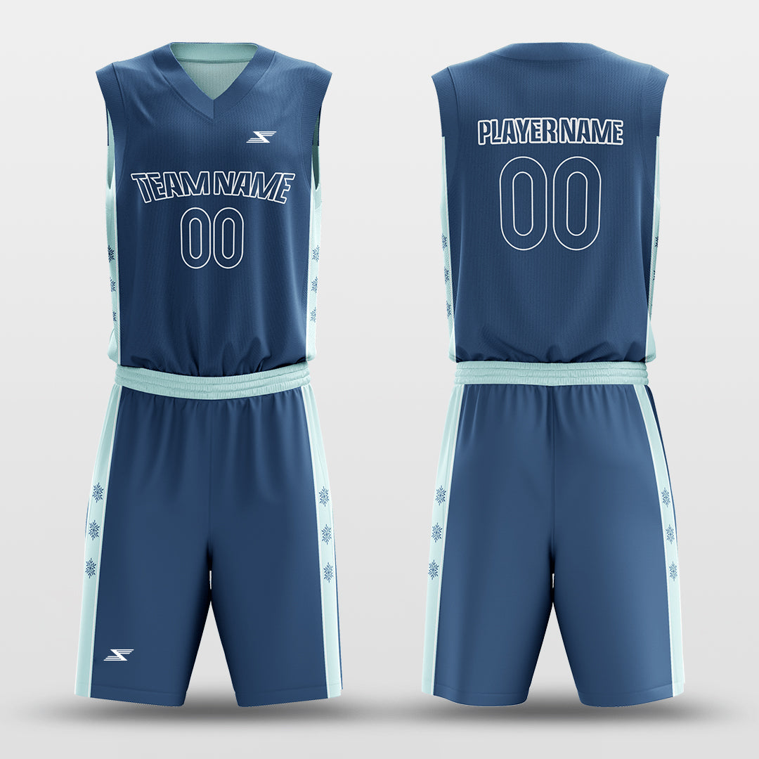 Snowflake - Customized Reversible Sublimated Basketball Set