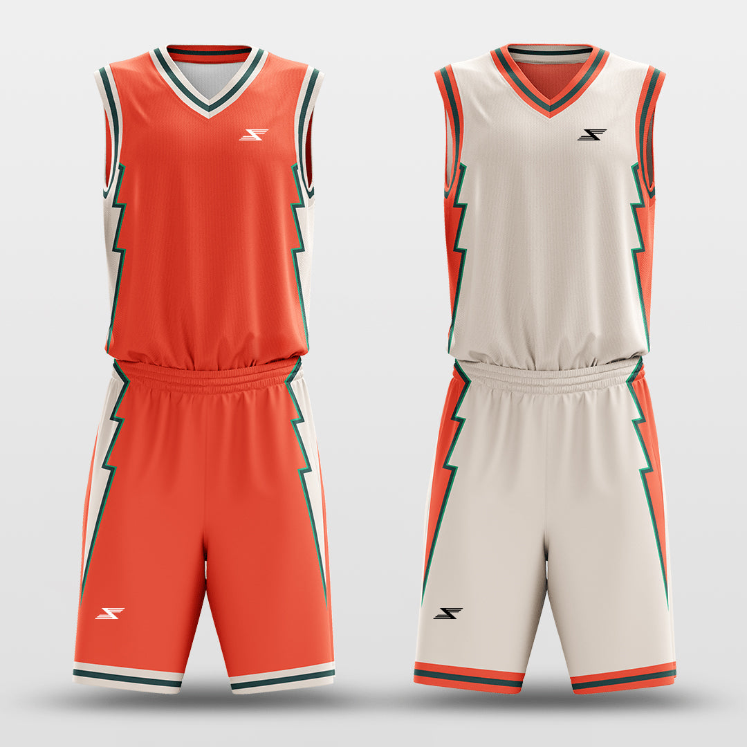 Rock Climbing - Customized Reversible Sublimated Basketball Set