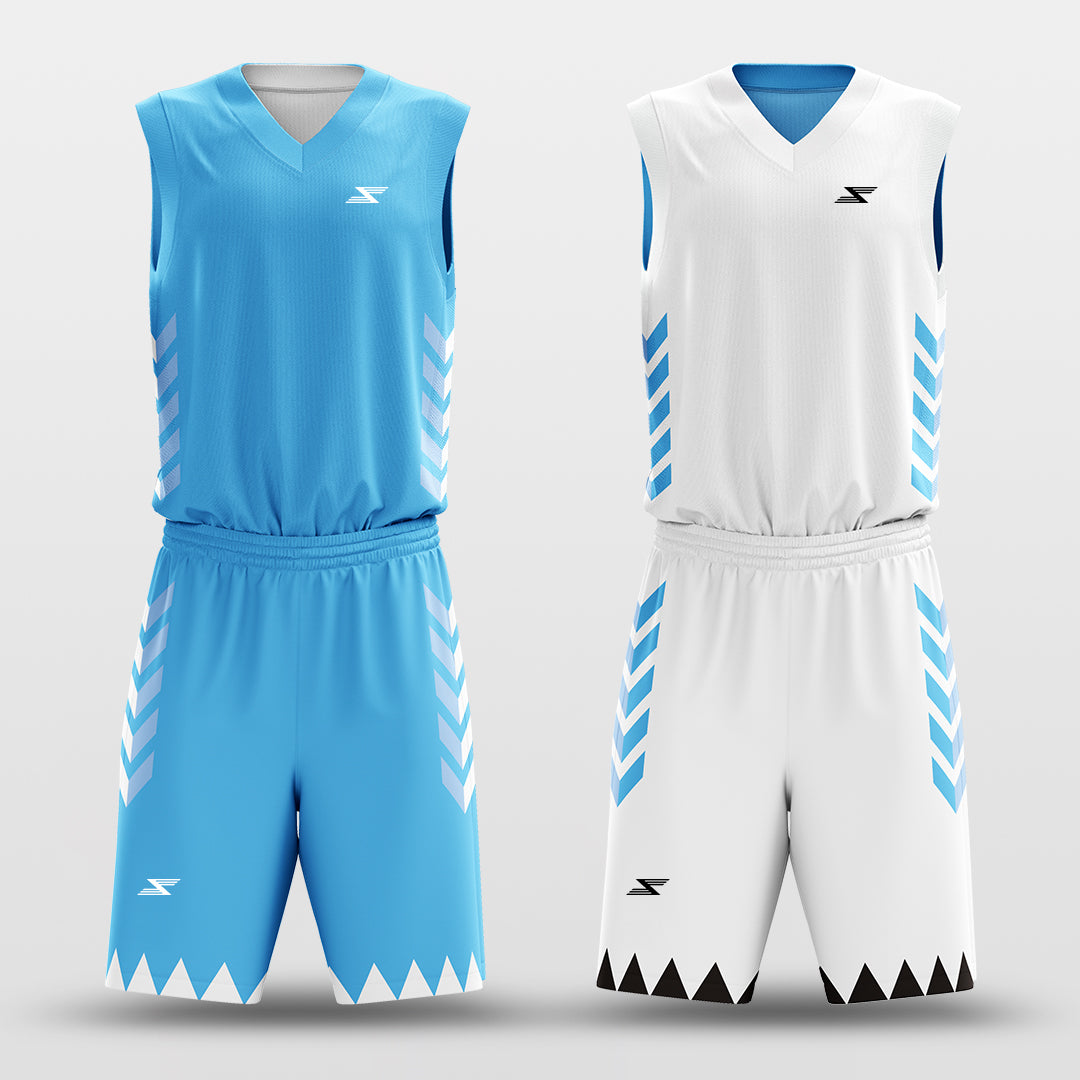 CLASSIC17 - Customized Reversible Sublimated Basketball Set
