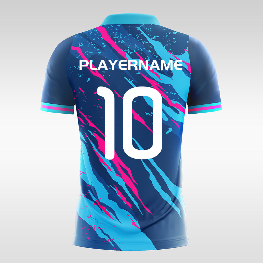 Azure-Sky-Men’s Sublimated Football Jersey
