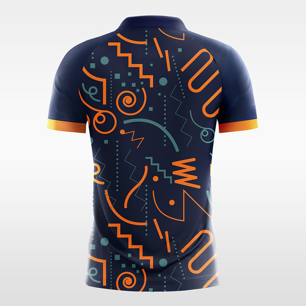 Painting-Men’s Sublimated Football Jersey