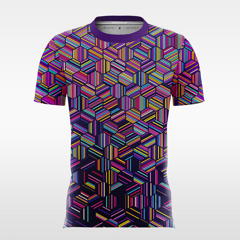 Tropical-Breeze-Men’s Sublimated Football Jersey