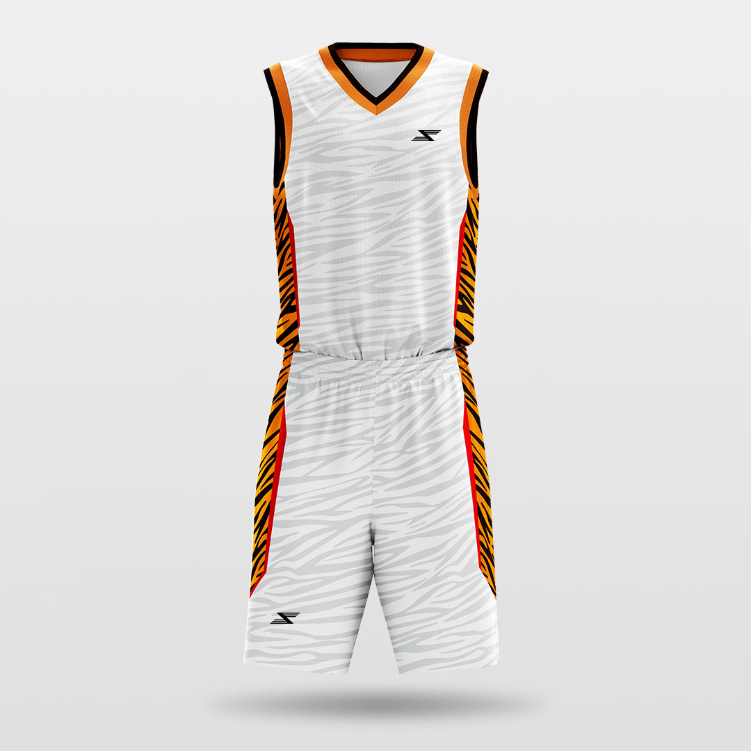Tiger stripes - Customized Sublimated Basketball Set