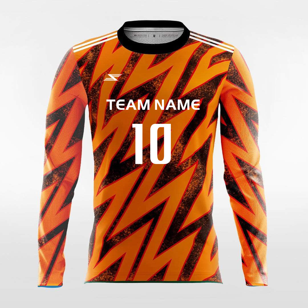 Pop Camouflage 2 - Customized Men's Sublimated Long Sleeve Football Jersey