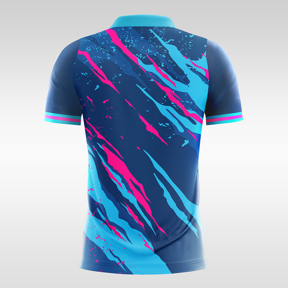 Azure-Sky-Men’s Sublimated Football Jersey