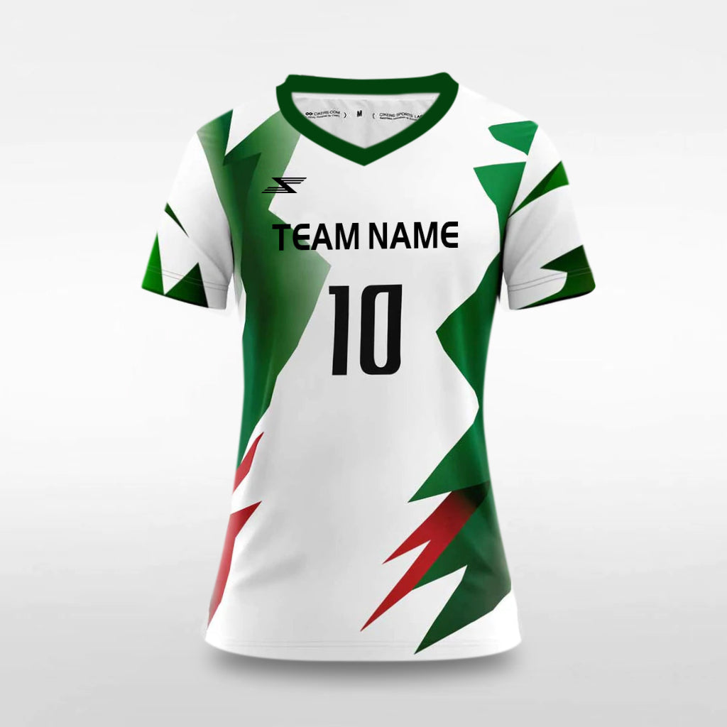 Light and Shadow - Customized Women's Sublimated Football Jersey