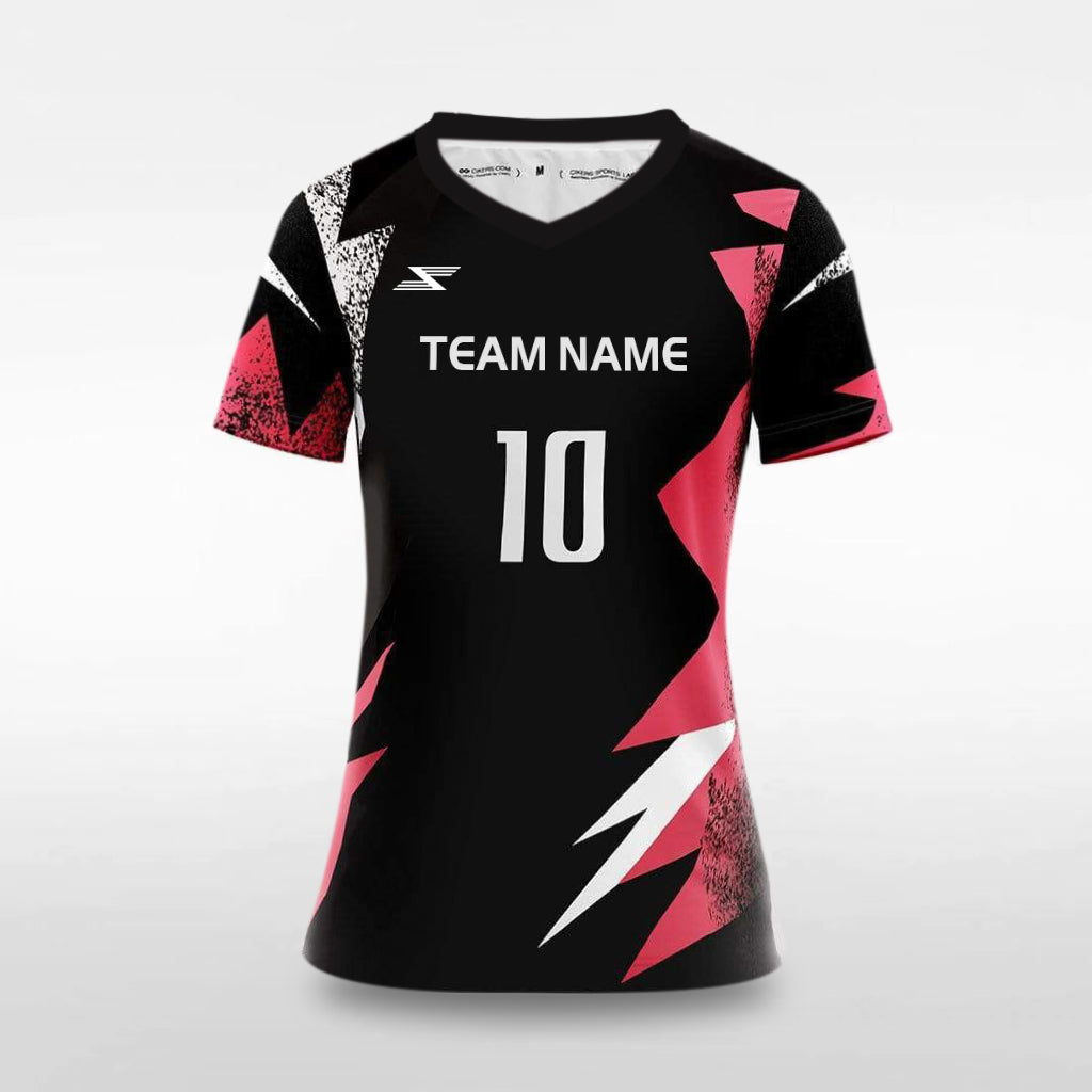 Light and Shadow - Customized Women's Sublimated Football Jersey