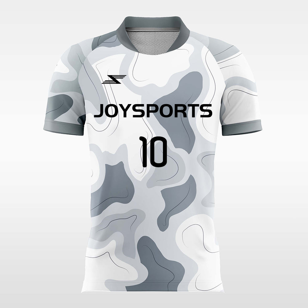Variegatedsnow-Customized Men's Sublimated Football Jersey