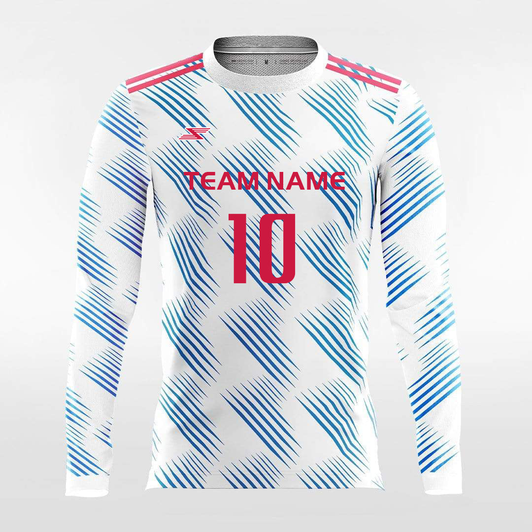 Retro ¢ñ - Customized Men's Sublimated Long Sleeve Football Jersey