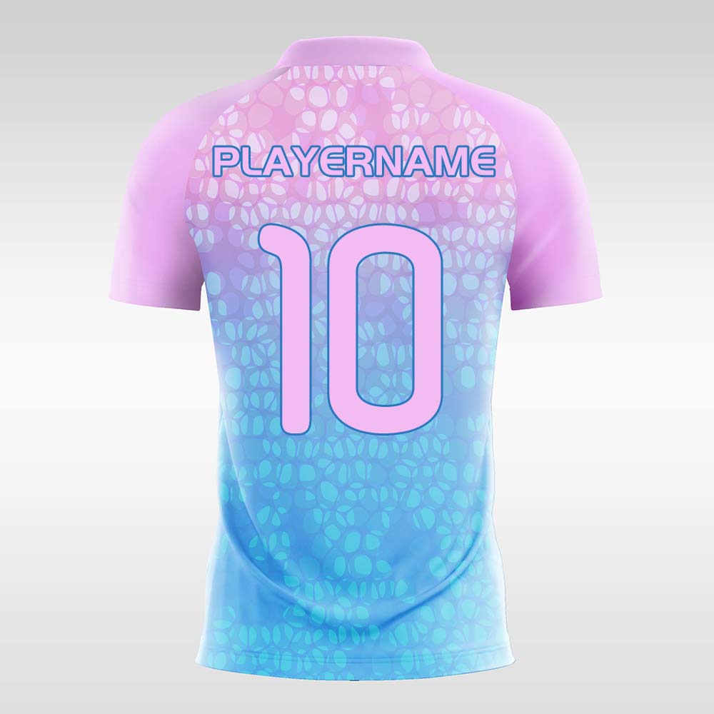 Cherry-Blossom-Customized Men's Sublimated Football Jersey