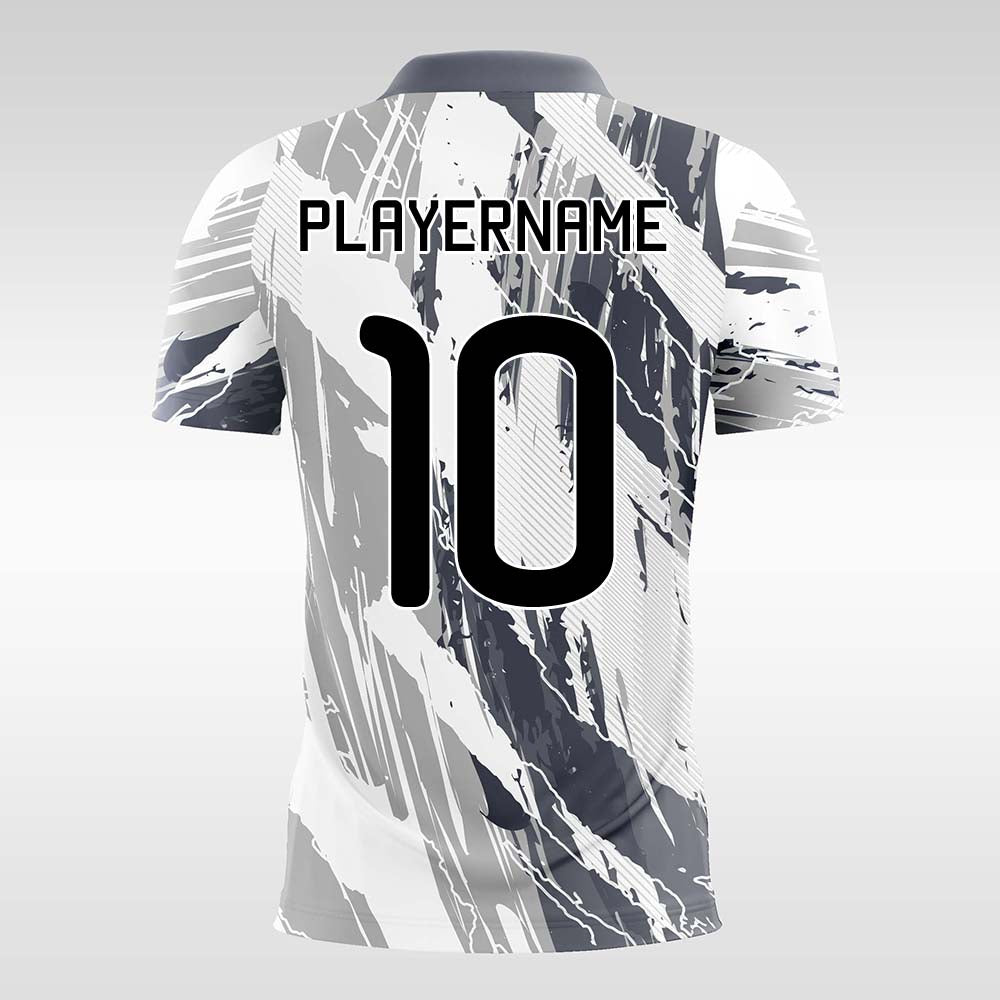 Snowy-Gorgeousness-Customized Men's Sublimated Football Jersey