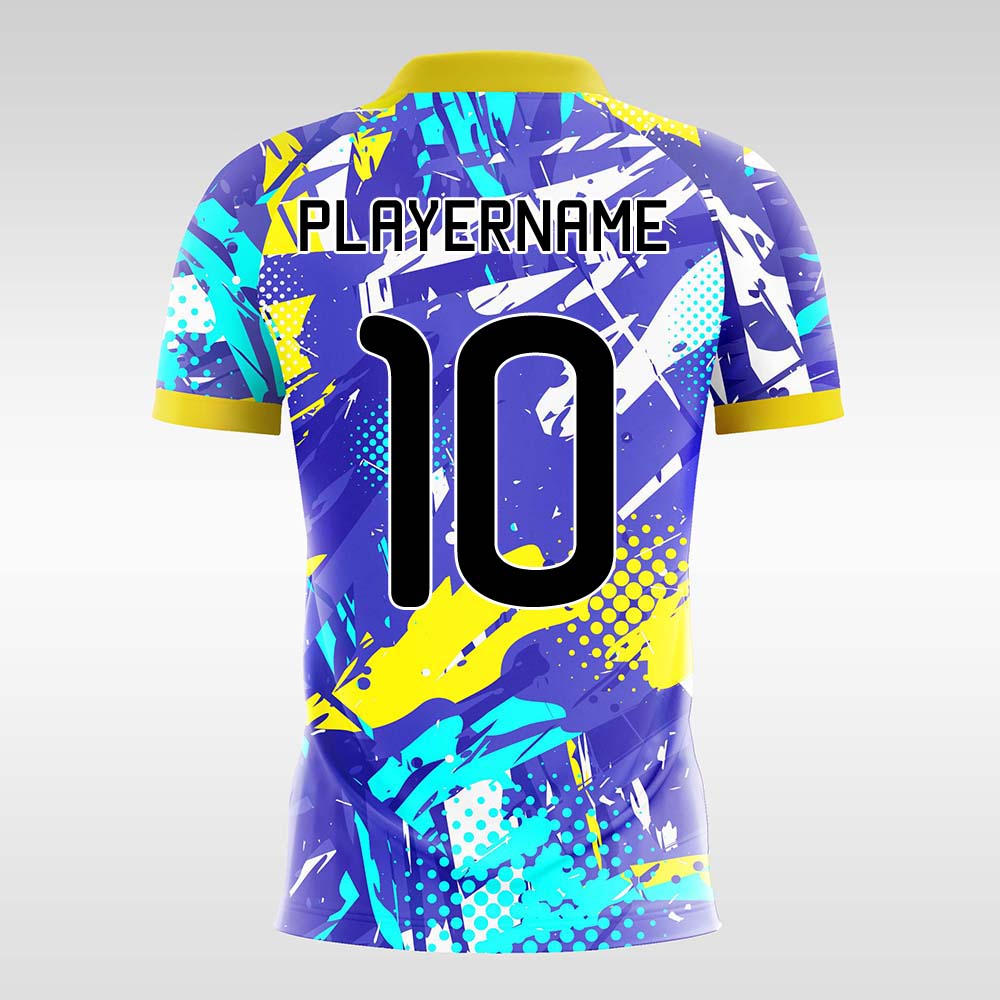 Moonlight-Heart-Customized Men's Sublimated Football Jersey