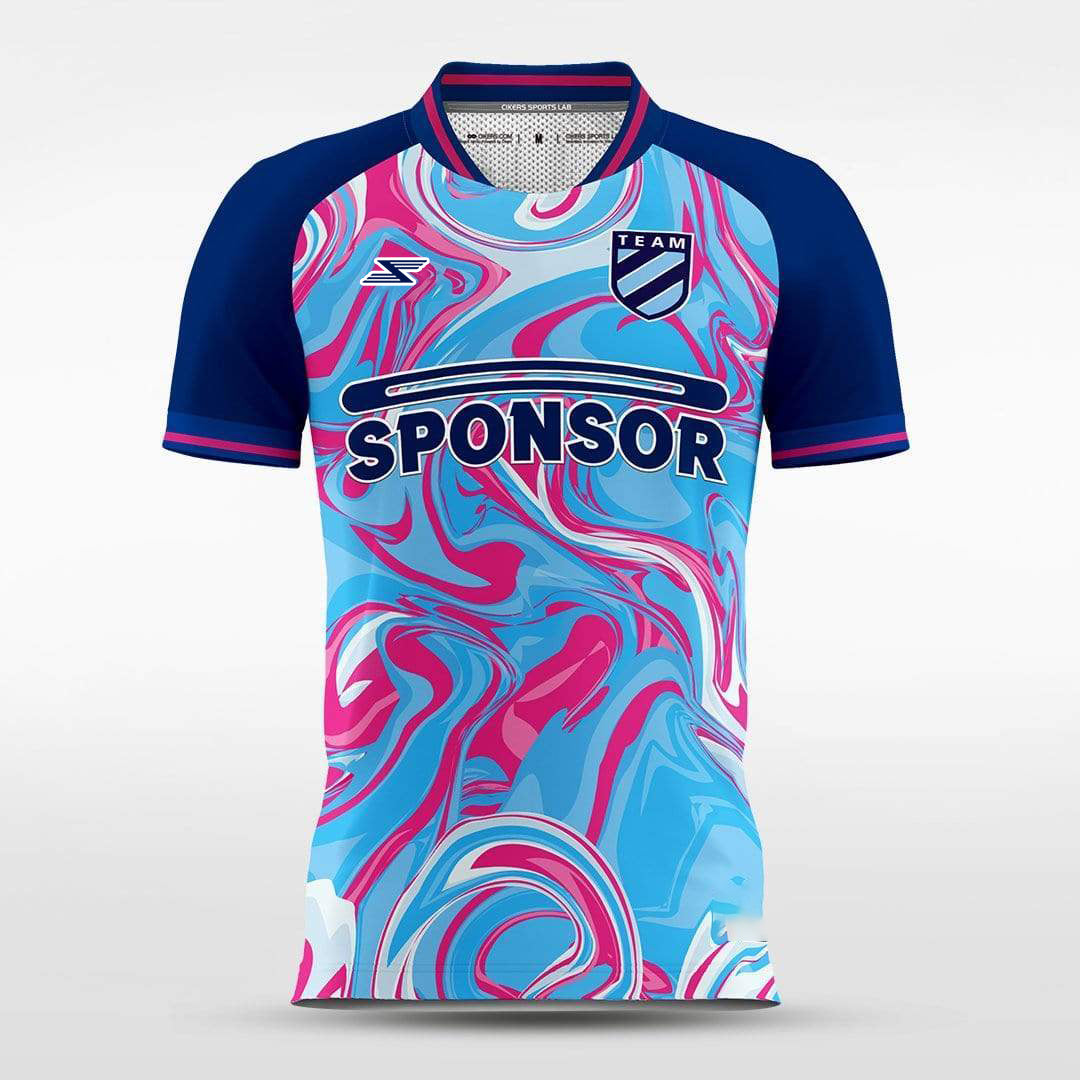 Lava - Customized Men's Sublimated Football Jersey