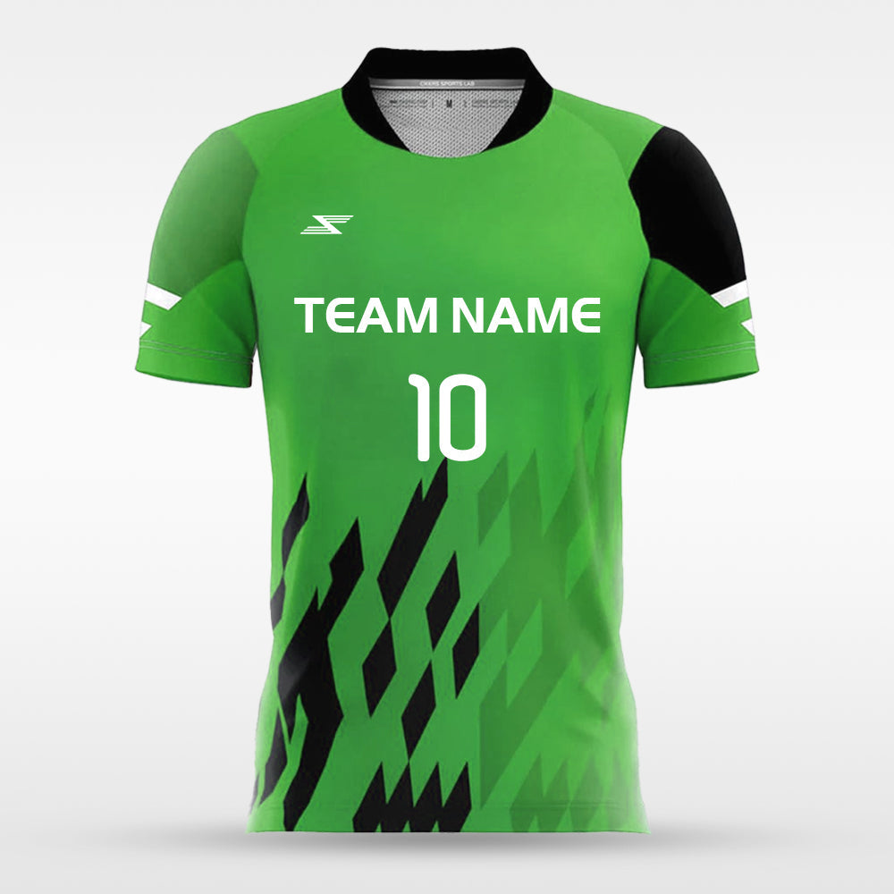 Pixel Fire - Customized Men's Sublimated Football Jersey