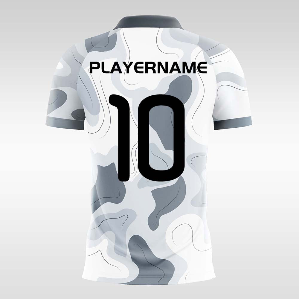 Variegatedsnow-Customized Men's Sublimated Football Jersey