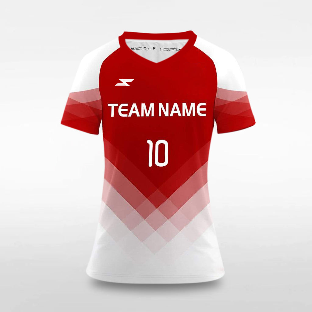 Continent - Customized Women's Sublimated Football Jersey
