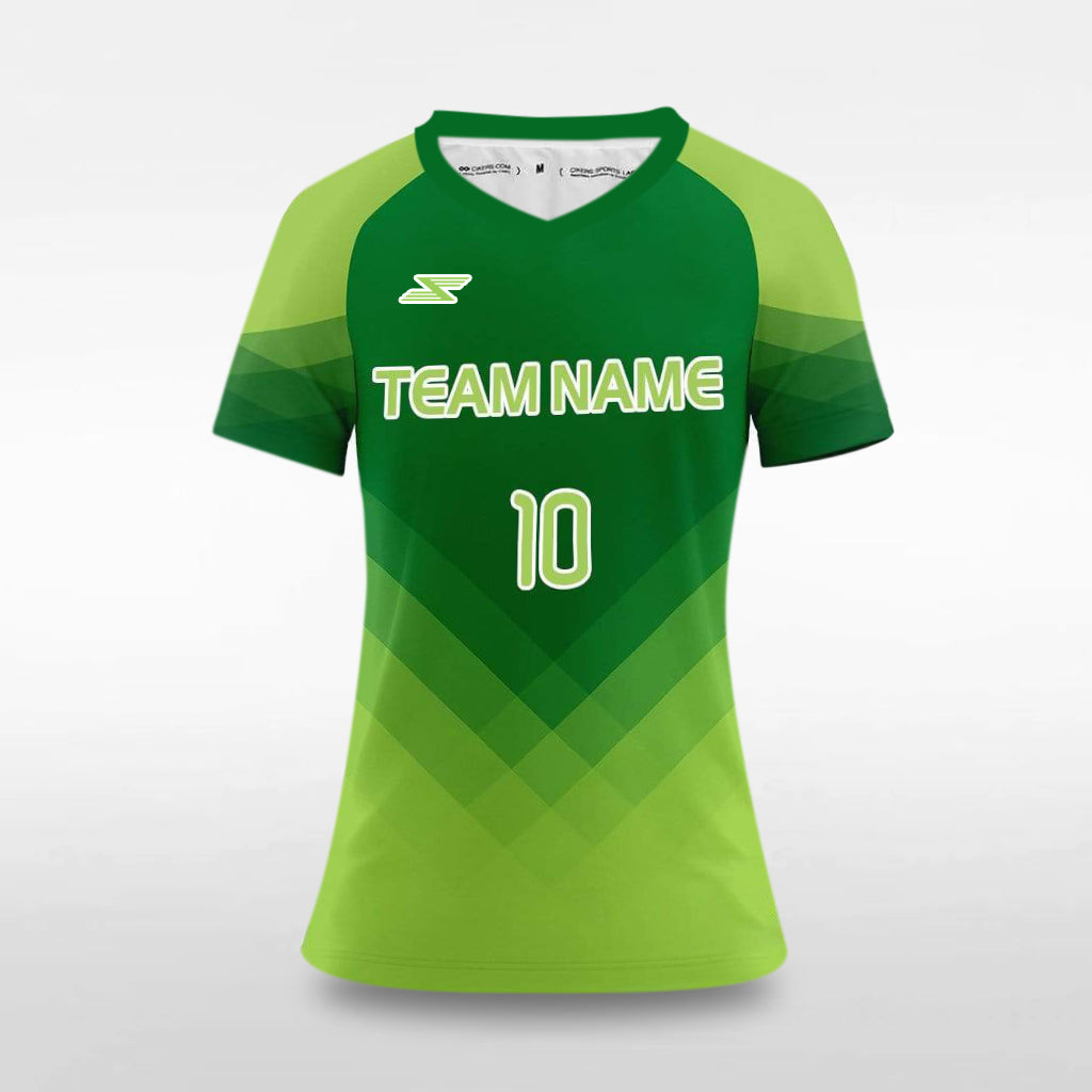 Continent - Customized Women's Sublimated Football Jersey