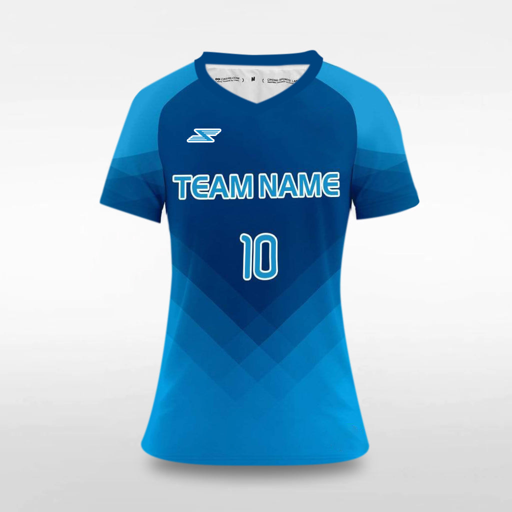 Continent - Customized Women's Sublimated Football Jersey