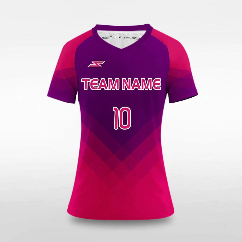 Continent - Customized Women's Sublimated Football Jersey