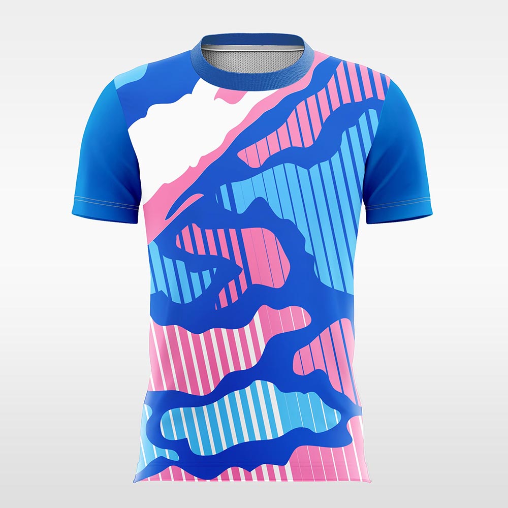 Dreams-Bubbles-Customized Men's Sublimated Football Jersey