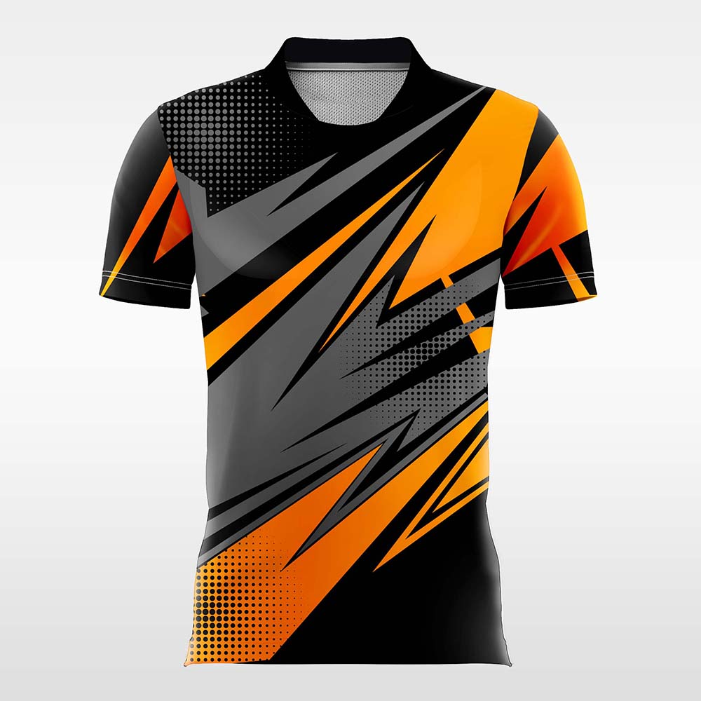 Meteor-Shower-Customized Men's Sublimated Football Jersey