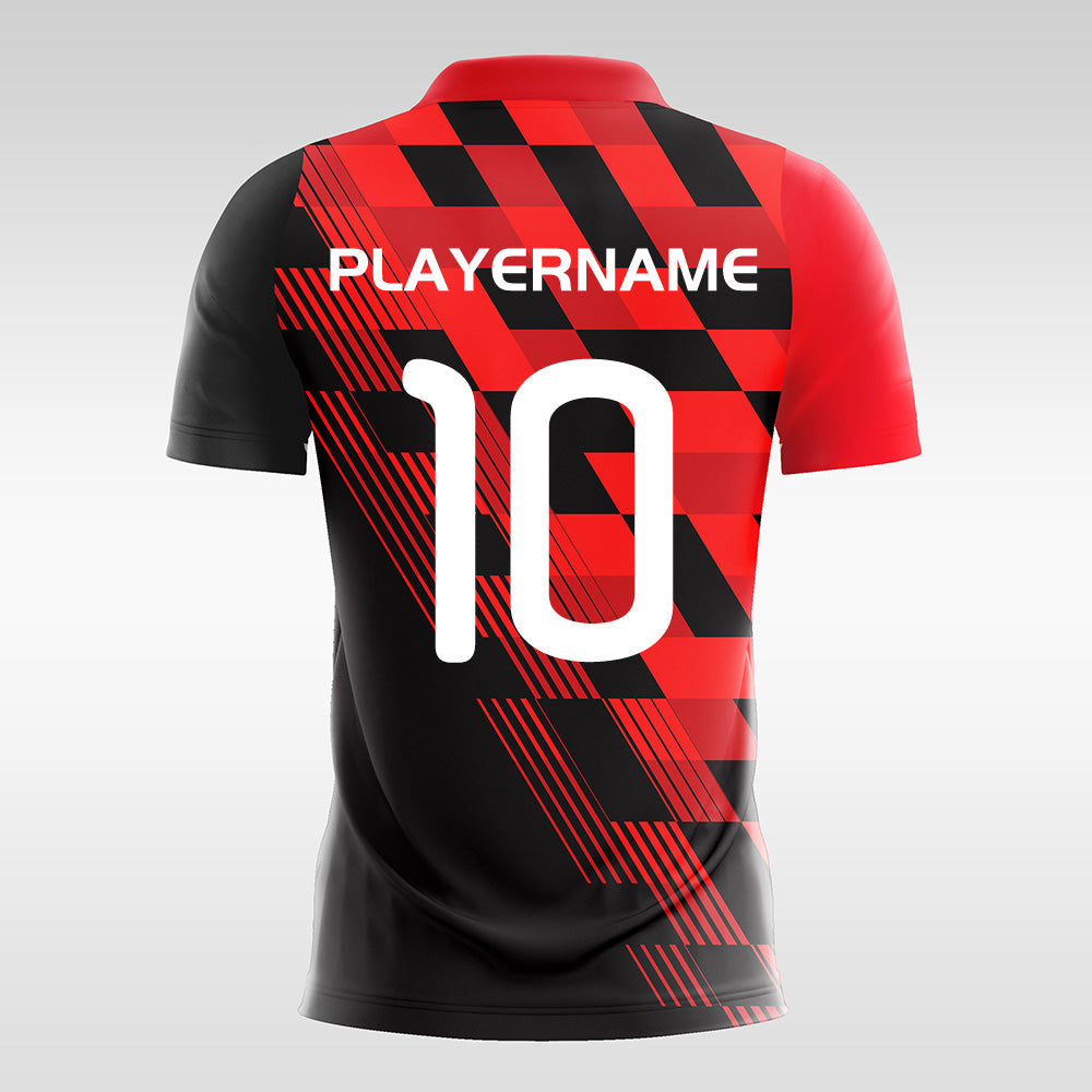 Samurai-Spirit-Men’s Sublimated Football Jersey