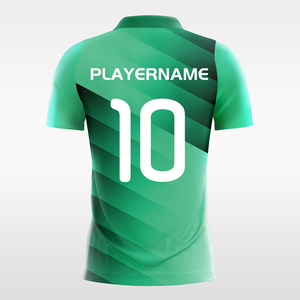 Jade-Customized Men's Sublimated Football Jersey