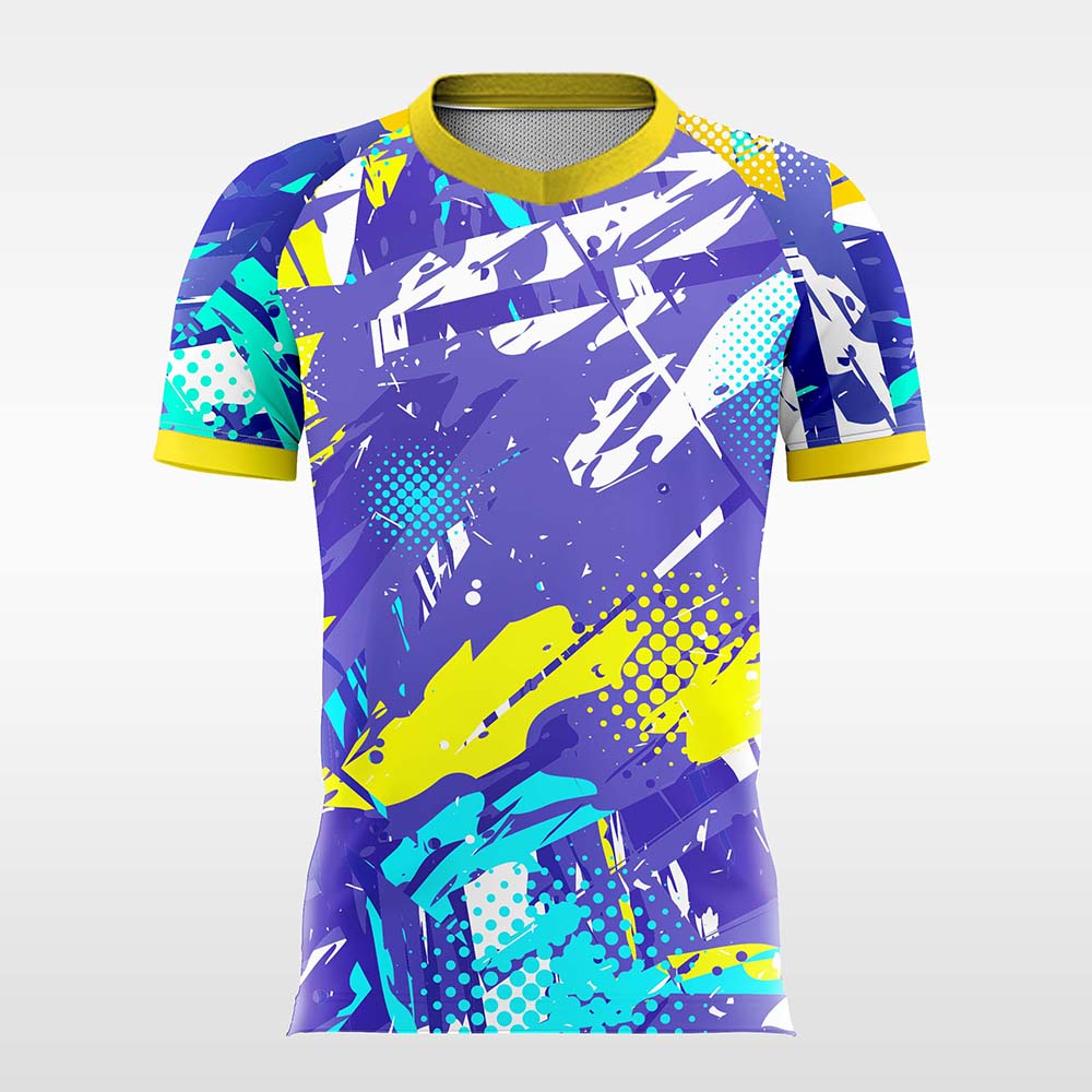 Moonlight-Heart-Customized Men's Sublimated Football Jersey