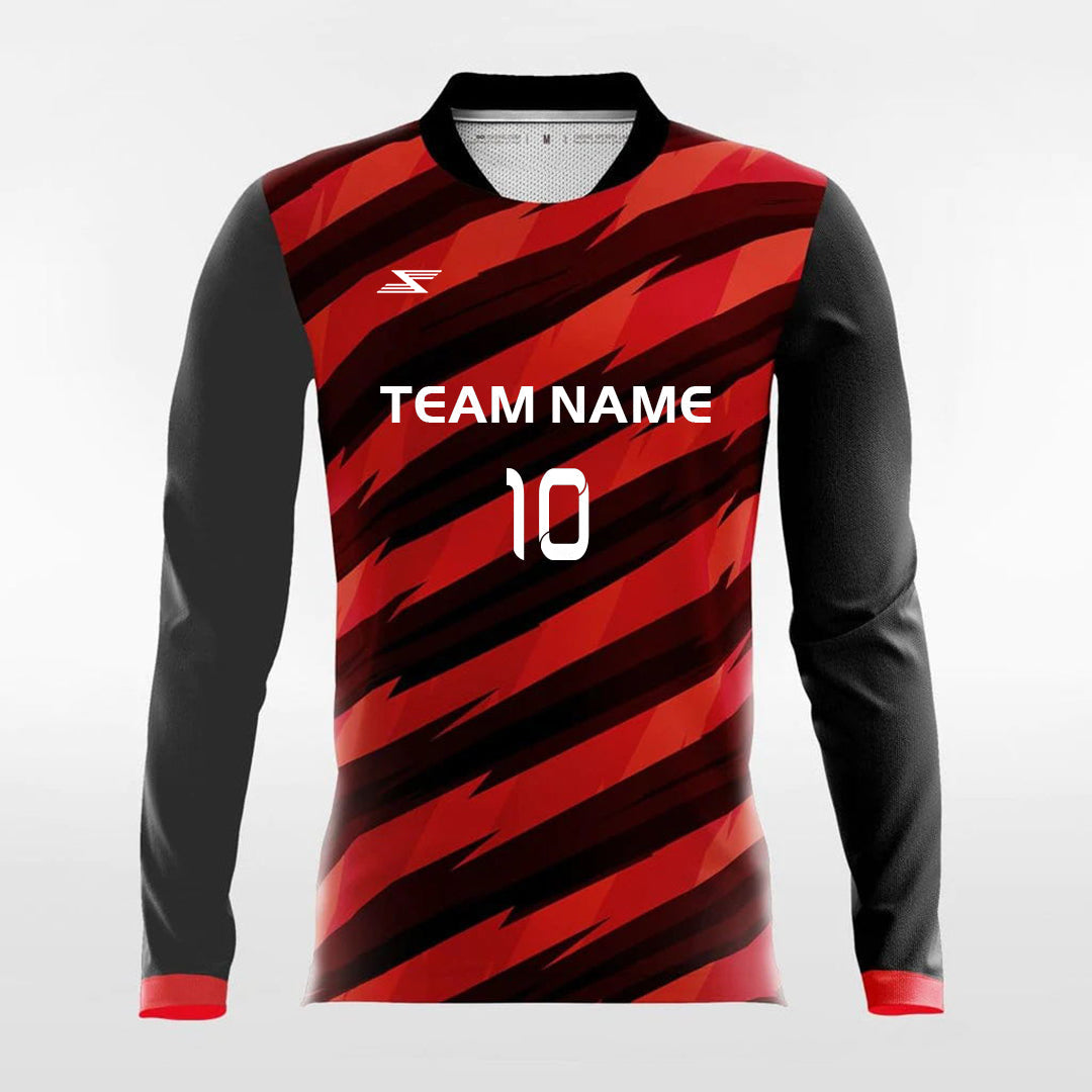 Thorn - Customized Men's Sublimated Long Sleeve Football Jersey