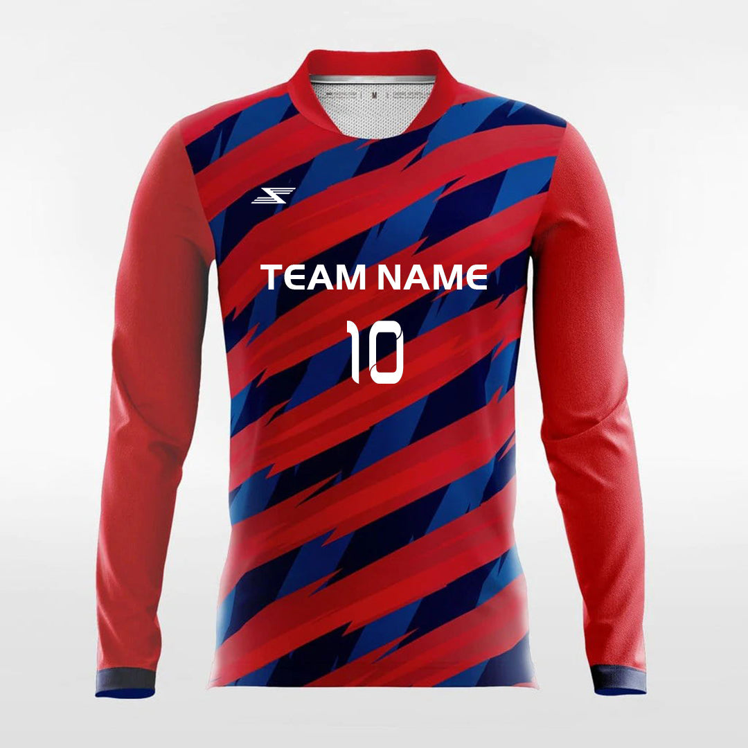 Thorn - Customized Men's Sublimated Long Sleeve Football Jersey