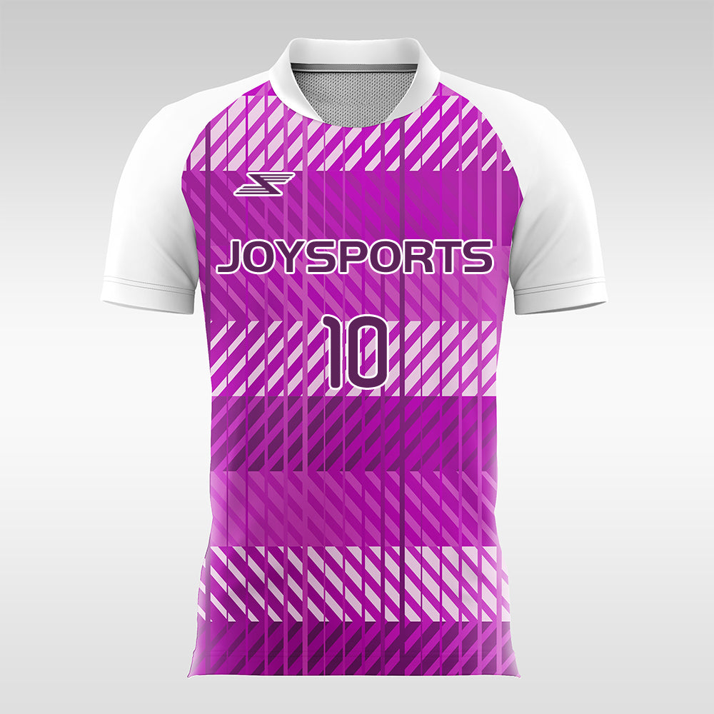 Purple-Ribbon-Men’s Sublimated Football Jersey