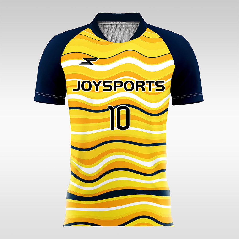 Fluids-Customized Men's Sublimated Football Jersey