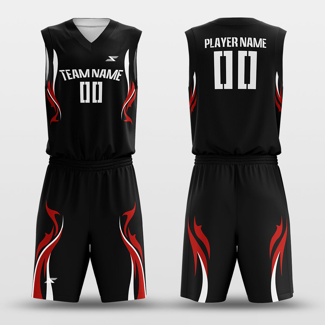 Shadowflame - Customized Reversible Sublimated Basketball Set