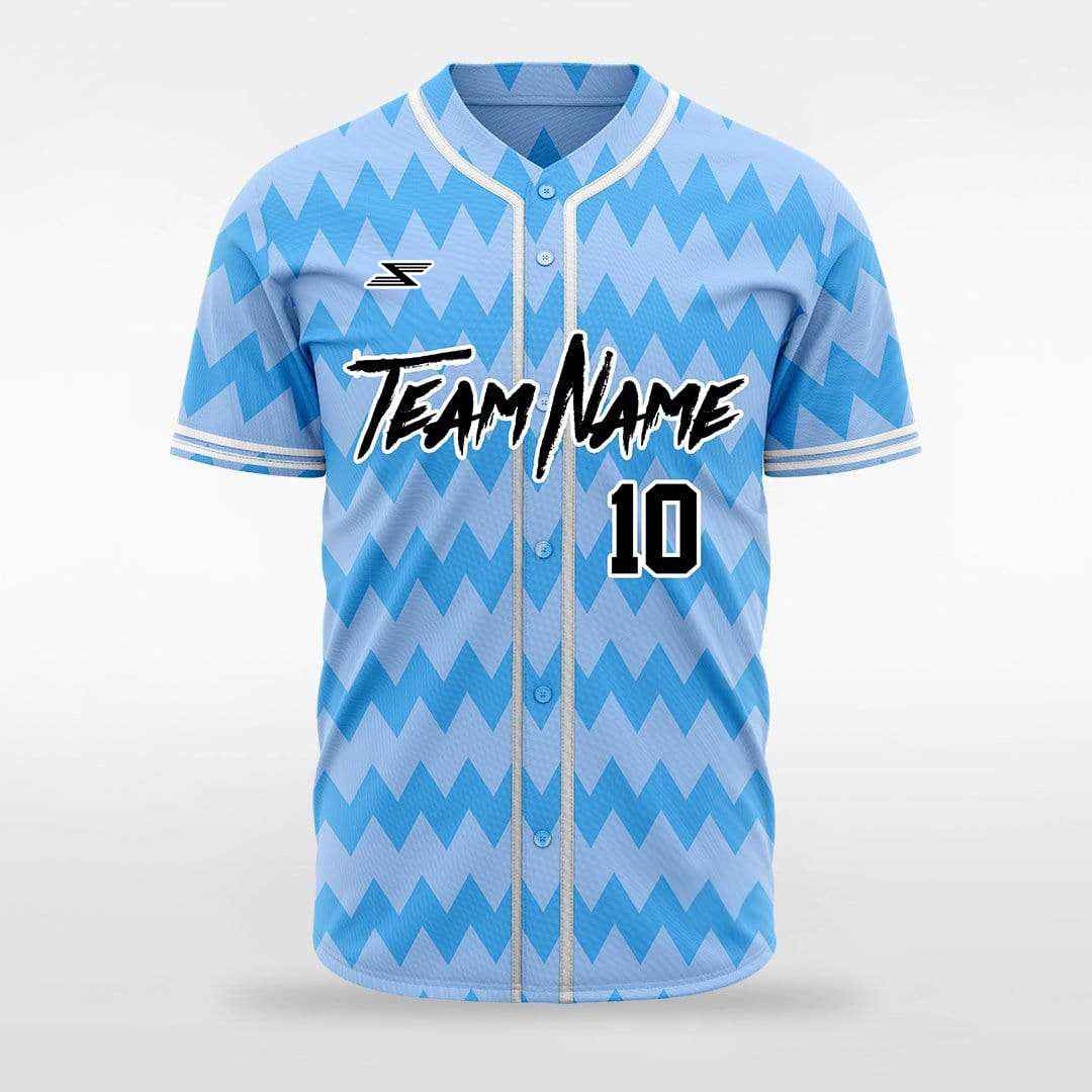 Thunderbird - Customized Men's Sublimated Full-Button Baseball Jersey