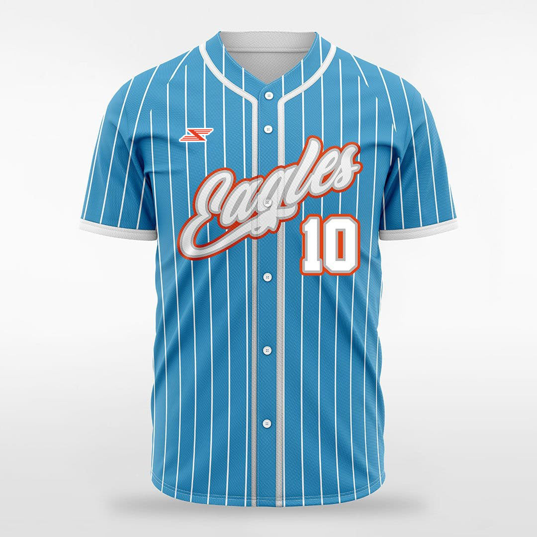 Chivalry - Customized Men's Sublimated Full-Button Baseball Jersey