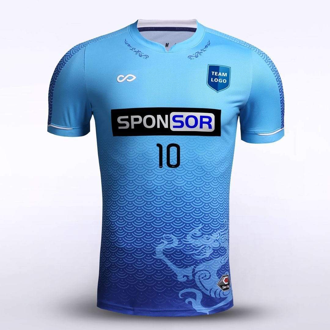 Dragon Fire - Customized Men's Football Jersey
