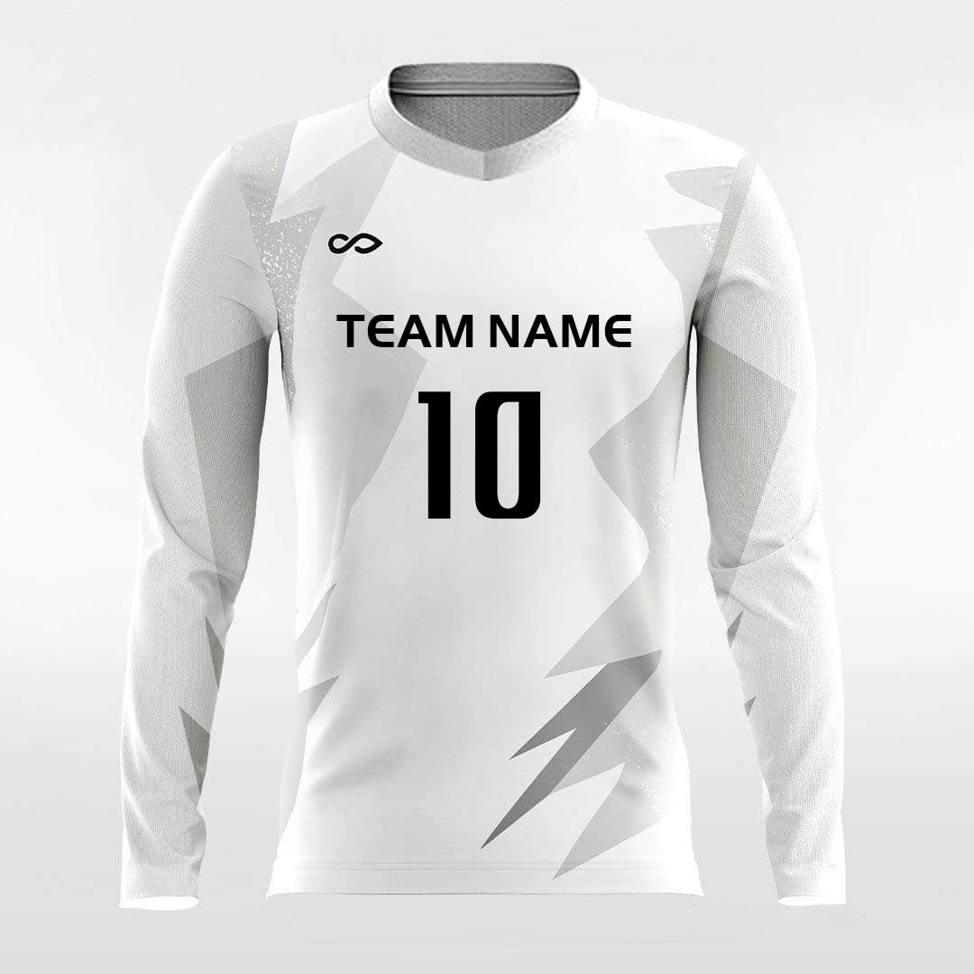 Light and Shadow ¢ñ - Customized Men's Sublimated Long Sleeve Football Jersey