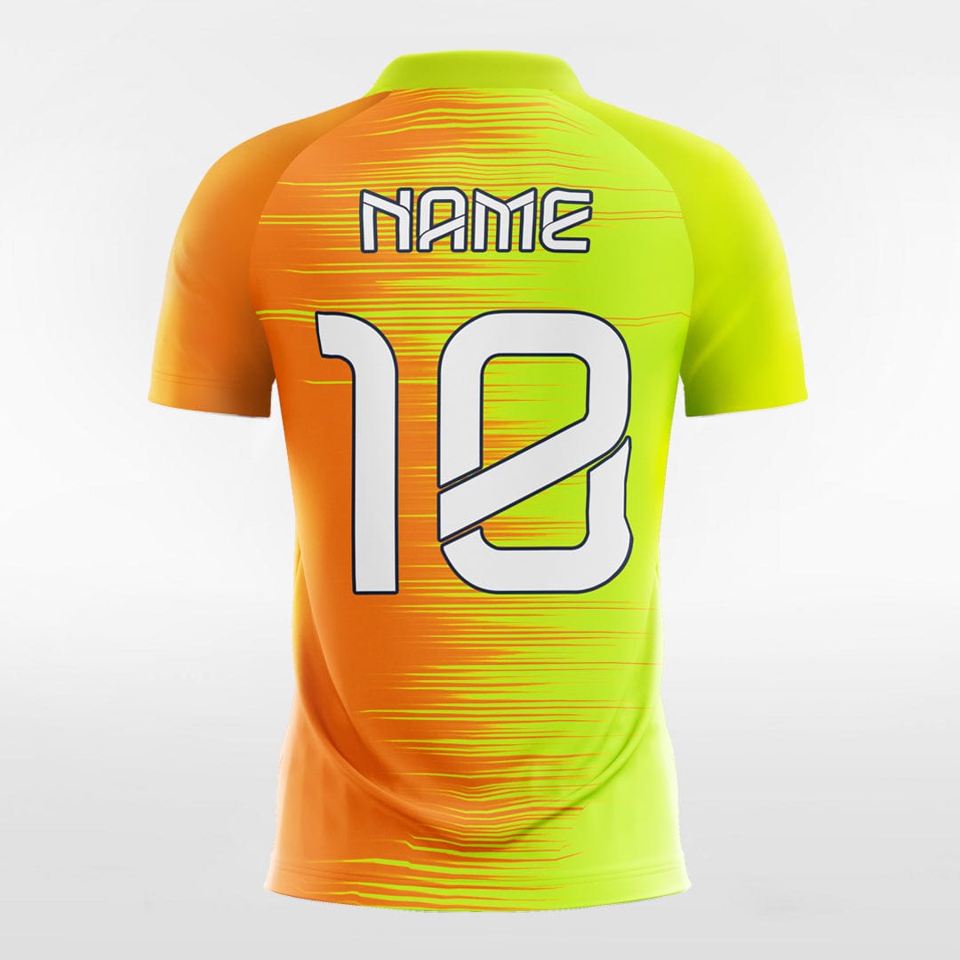 Afterimage - Customized Men's Fluorescent Sublimated Football Jersey