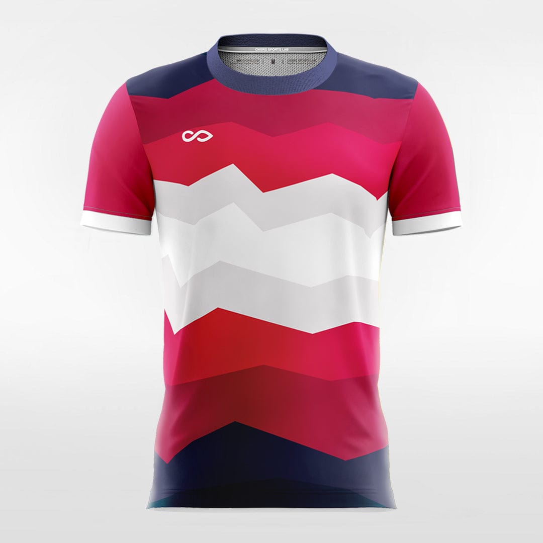 Submarine Volcano - Customized Men's Sublimated Football Jersey