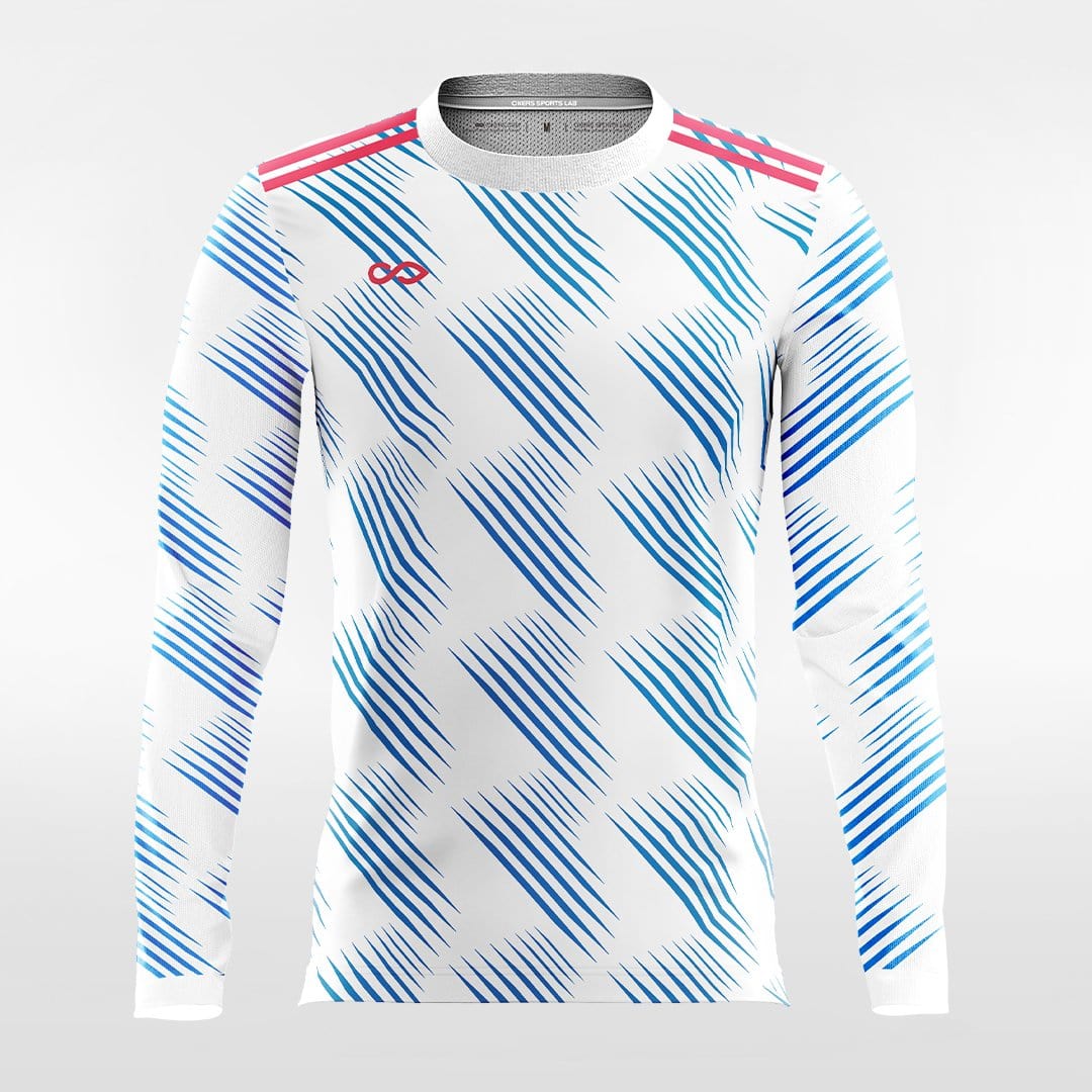 Retro ¢ñ - Customized Men's Sublimated Long Sleeve Football Jersey