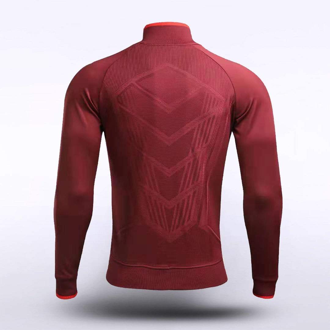Customized Adult Jacquard Weave Full-Zip Jacket