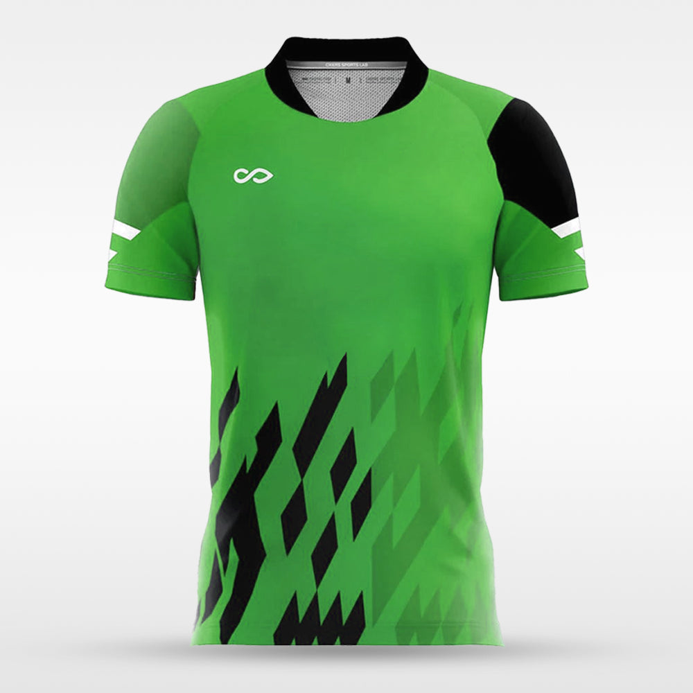 Pixel Fire - Customized Men's Sublimated Football Jersey
