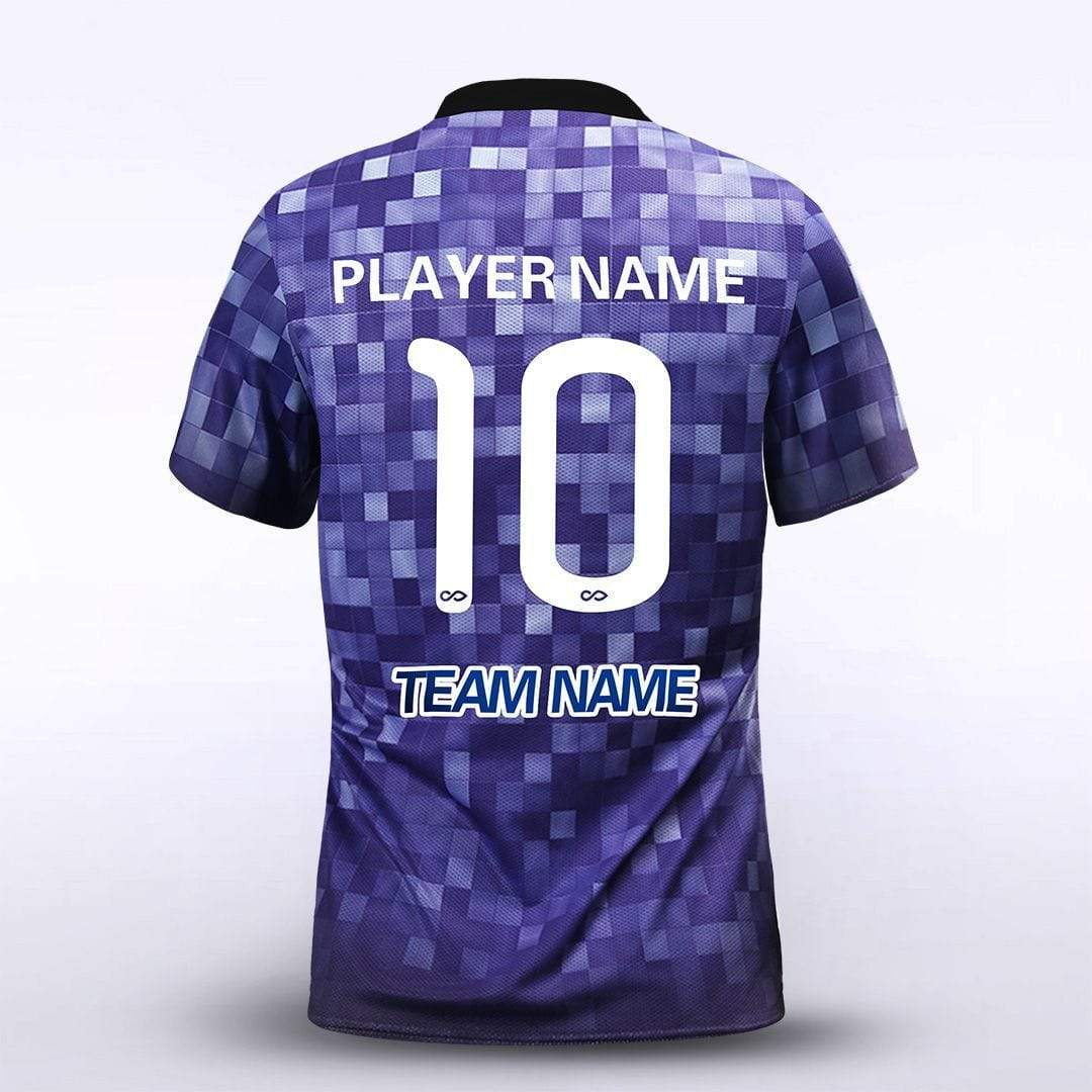 Pixel Mosaic - Customized Kid's Sublimated Football Jersey