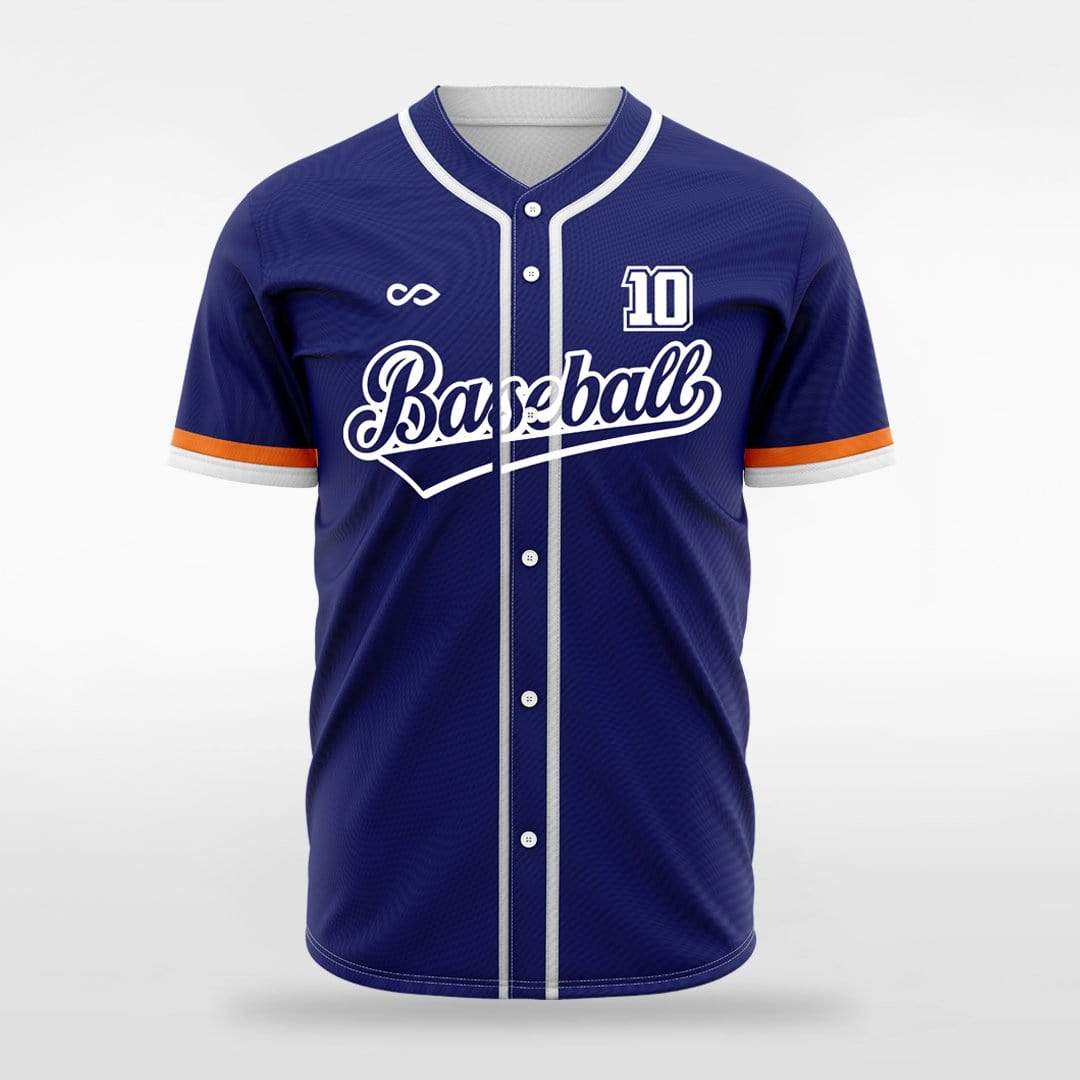 Classic Colors - Customized Men's Sublimated Full-Button Baseball Jersey