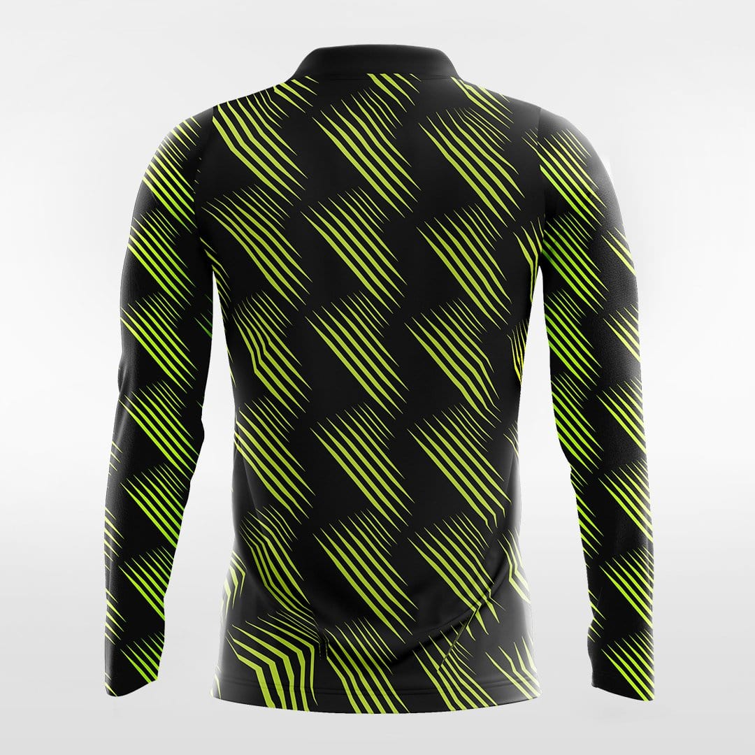 Retro 1 - Customized Men's Sublimated Long Sleeve Football Jersey