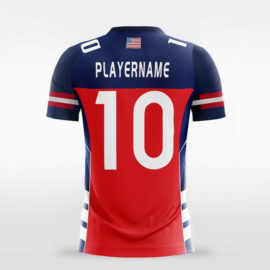 Steel Man - Customized Men's Sublimated Football Jersey