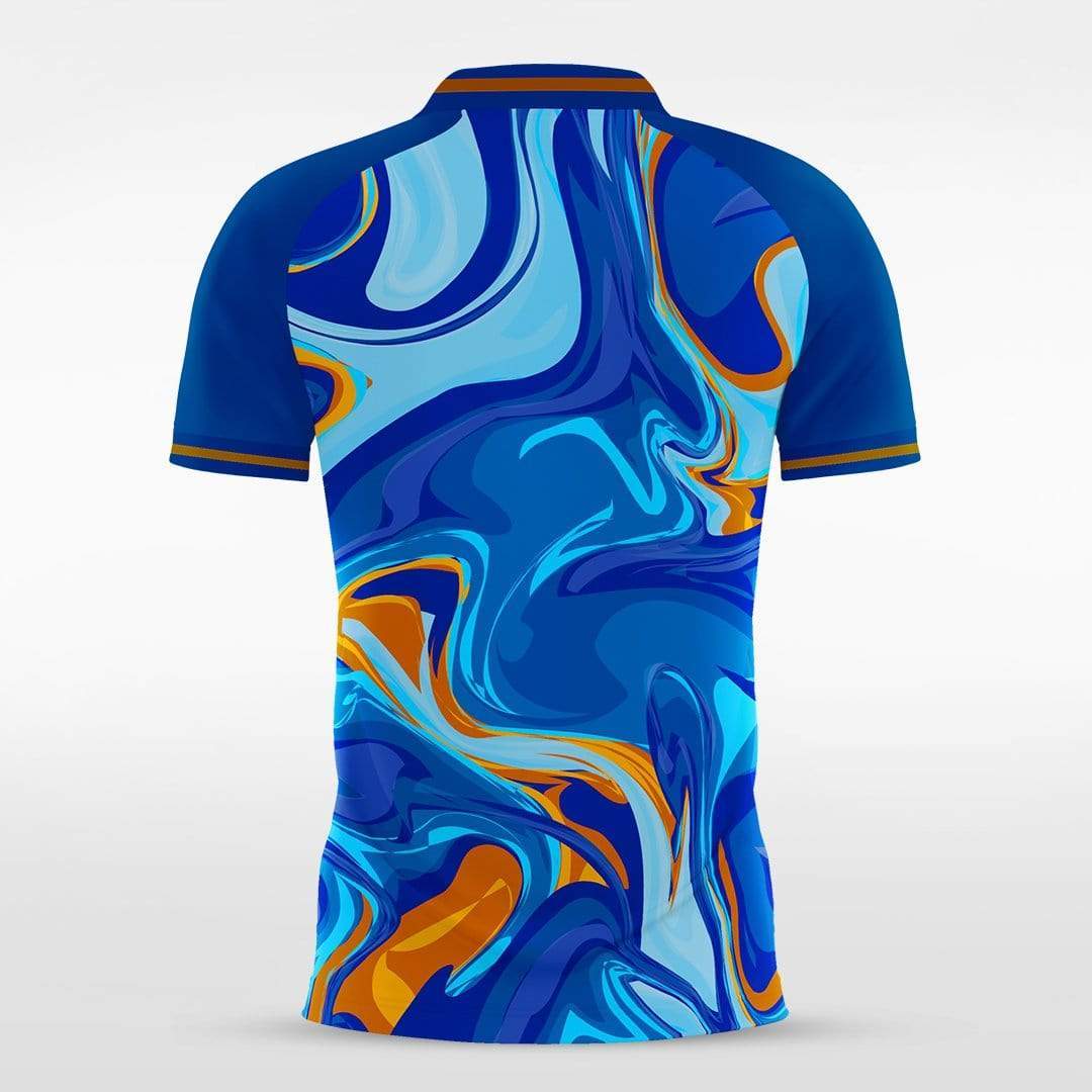 Lava - Customized Men's Sublimated Football Jersey